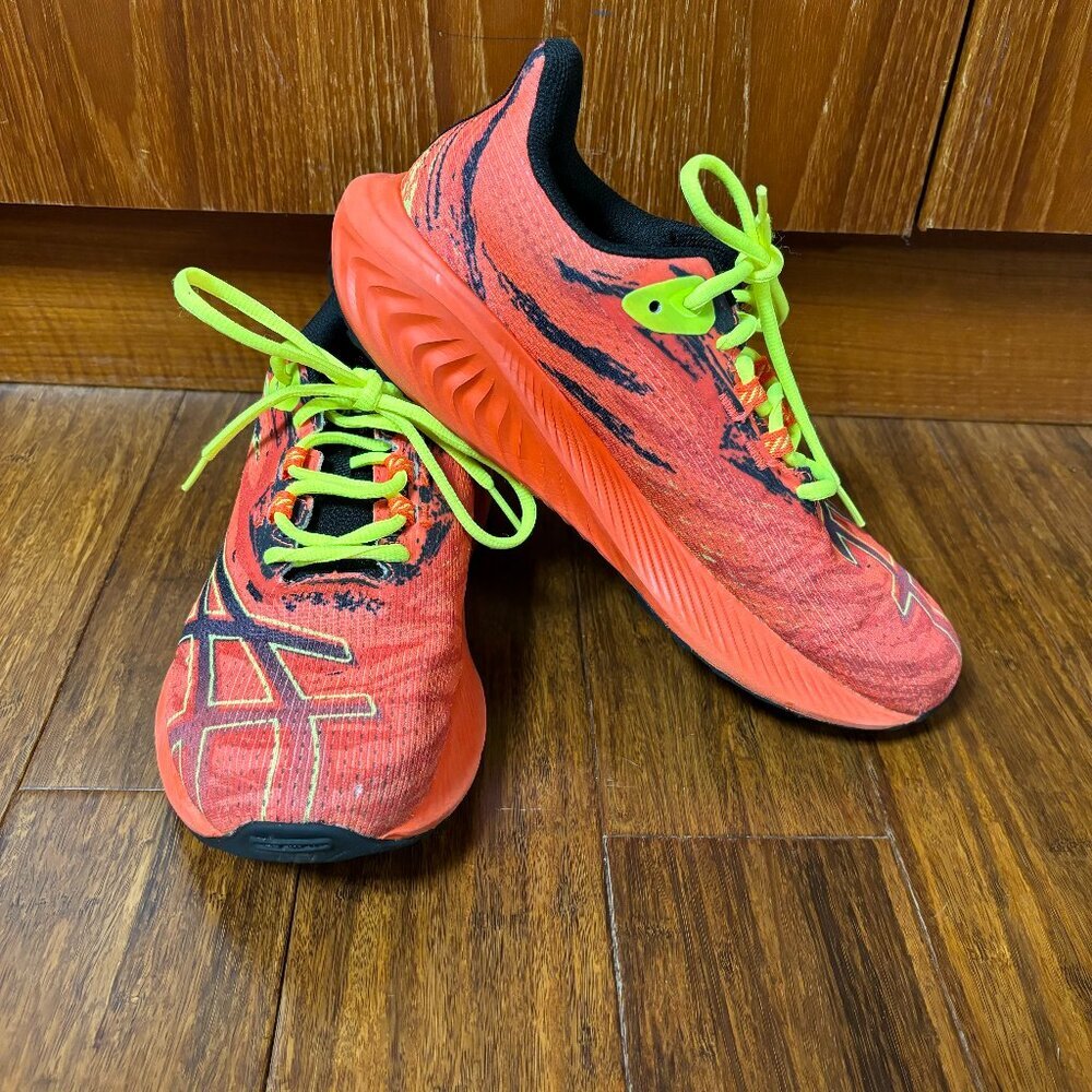 Asics Mens Gel Noosa Tri 15 Sunrise Red/Black Size‎ 5.5 Running Walking Comfort